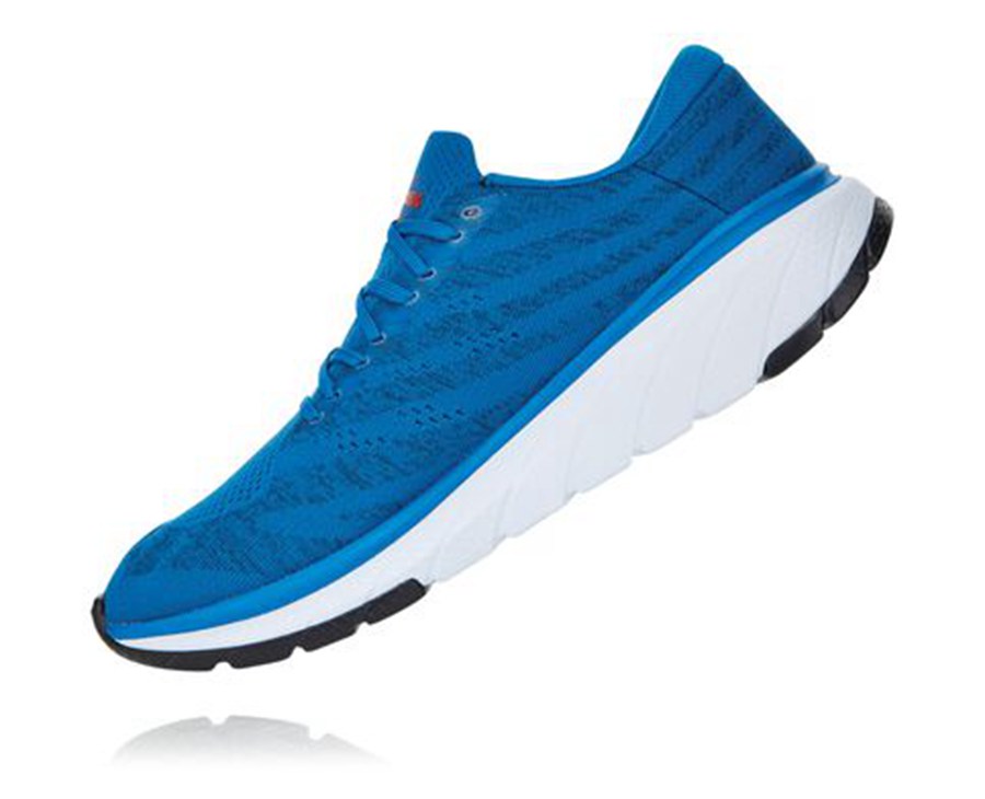 Hoka One One Hardloopschoenen Heren - Cavu 3 - Blauw - OP0631498